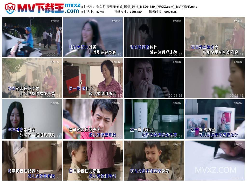 金久哲-梦里抱抱娘_国语_流行_ME901789